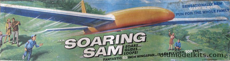 Bilway Corporation Soaring Sam - 53 inch Wingspan Free Glider, 7770 plastic model kit